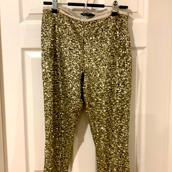 Sequin pant Lauren Ralf Lauren - Picture 1 of 4
